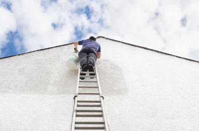 Peinture extérieure à Grandcamp-Maisy — façades et ravalement